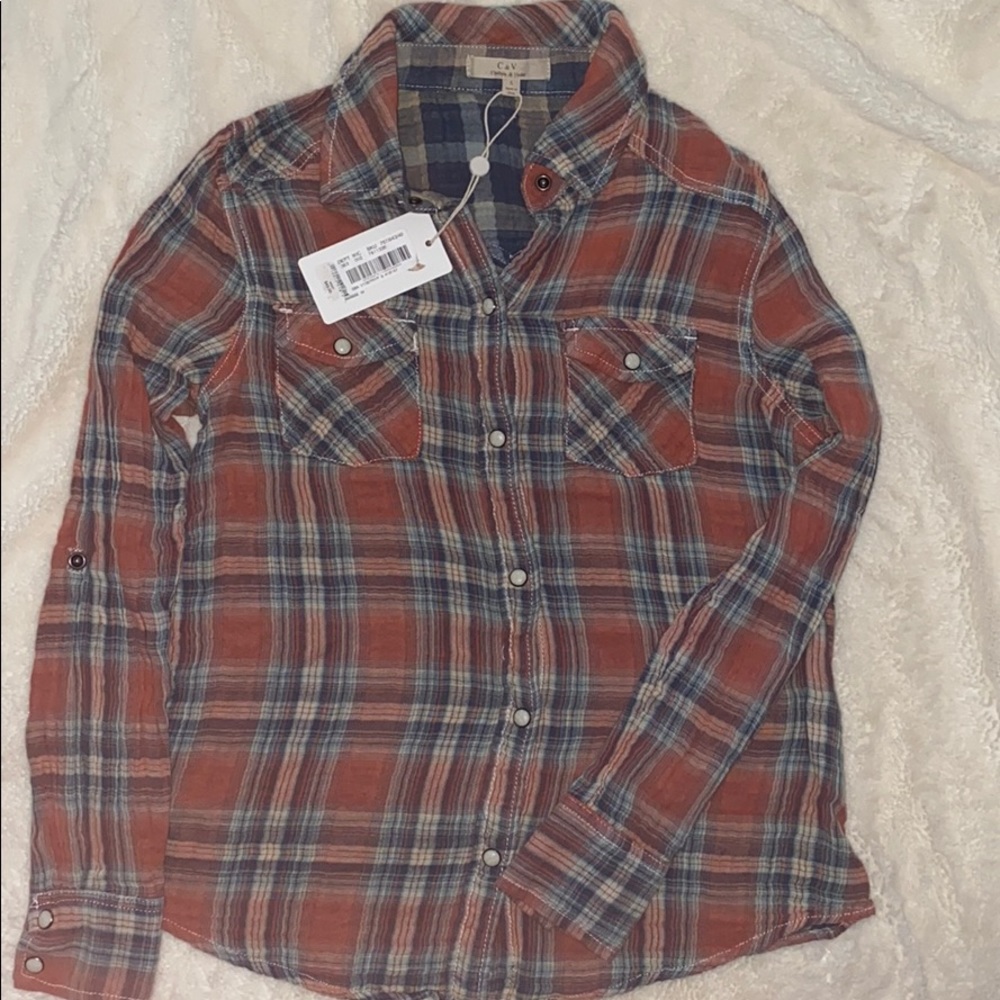 Chelsea & Violet Long Sleeve Button-Up